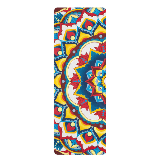 "Azul Morning" Rubber Yoga Mat — Colorful Non-Slip Fitness Mat