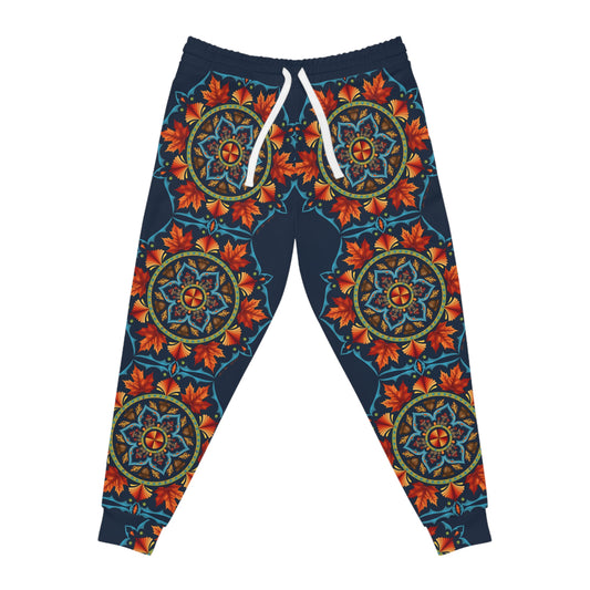 Autumn Mandala Athletic Joggers