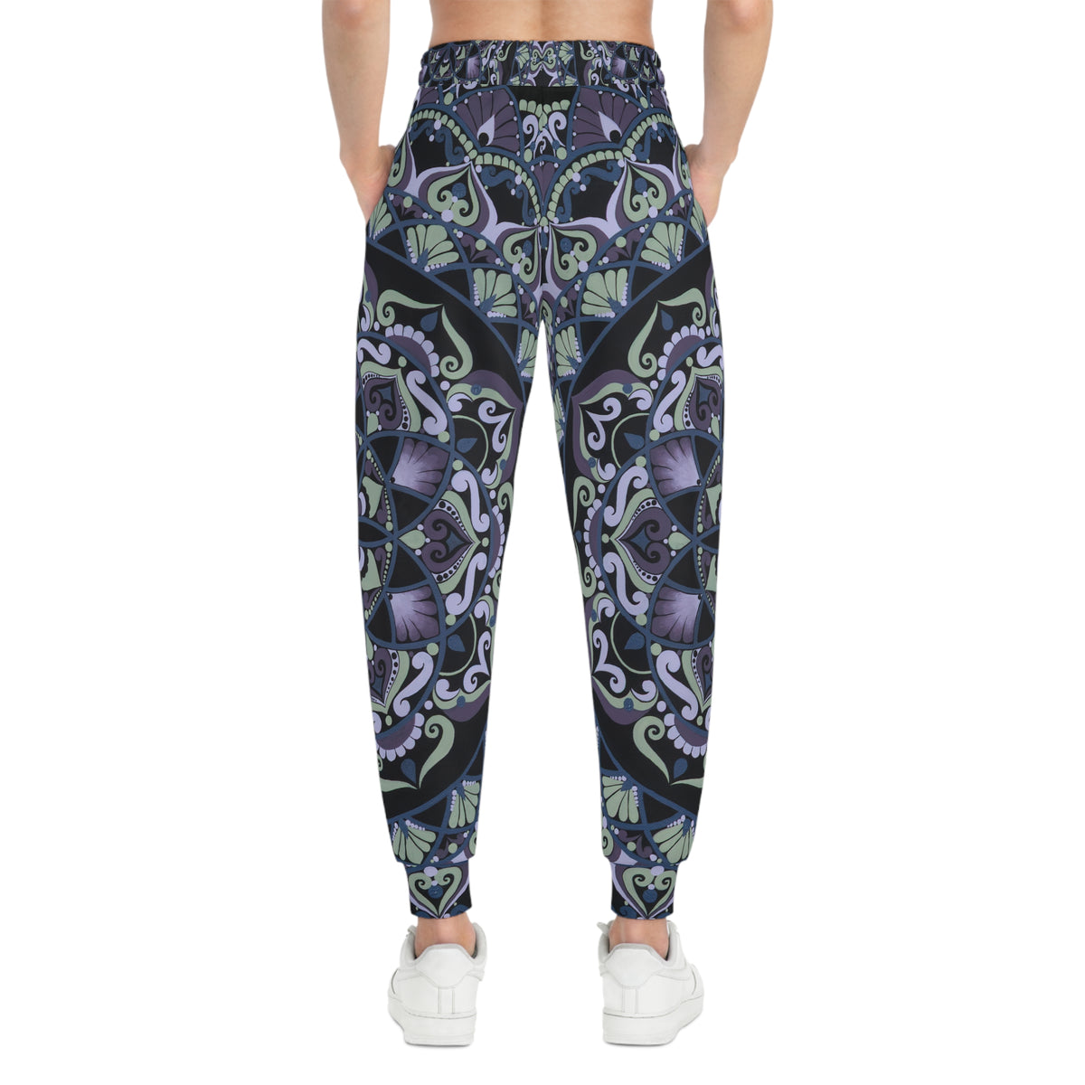 Wisteria Mandala Joggers — All-Over Print