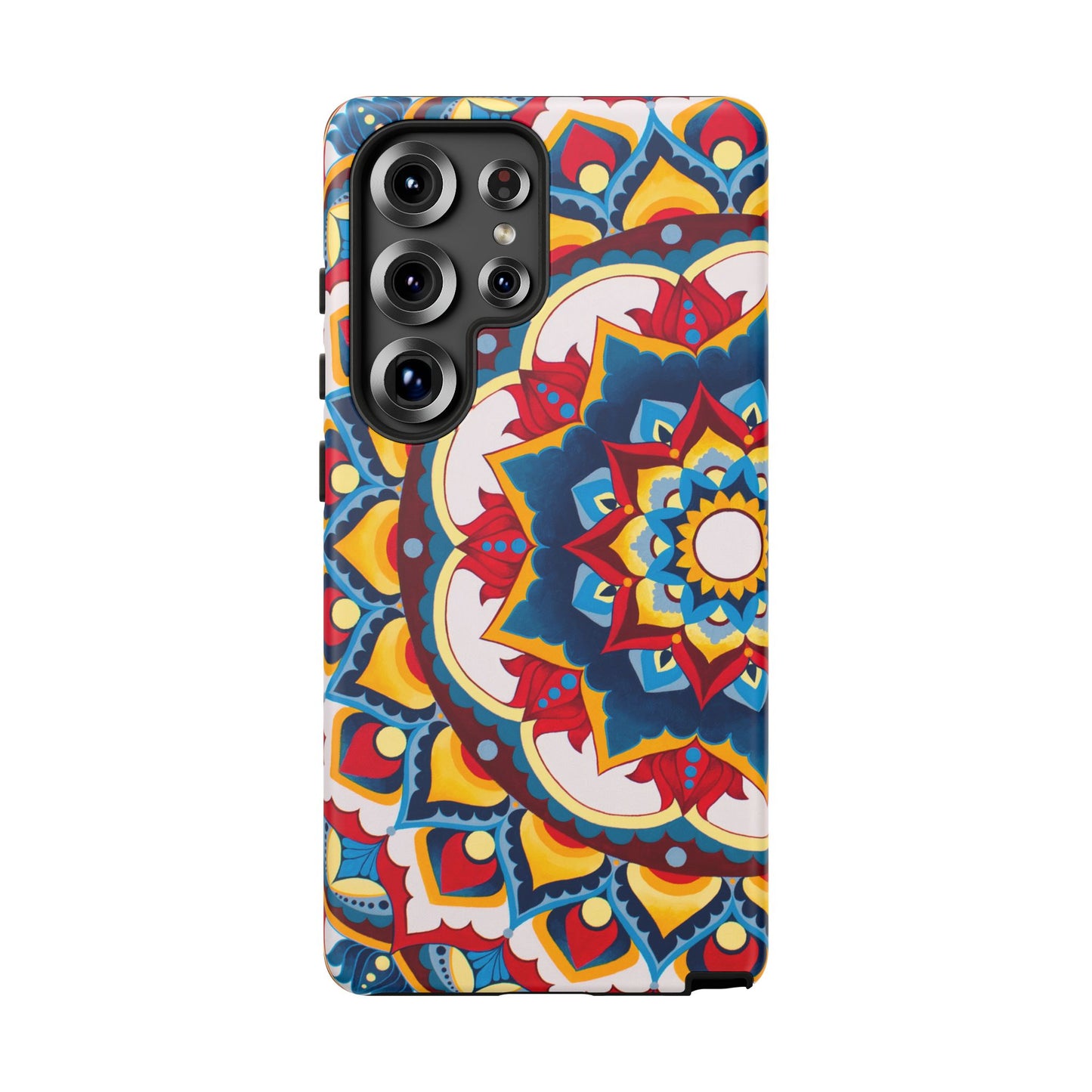 "Azul Morning" Mandala Tough Phone Case — Colorful Boho Protective Cover