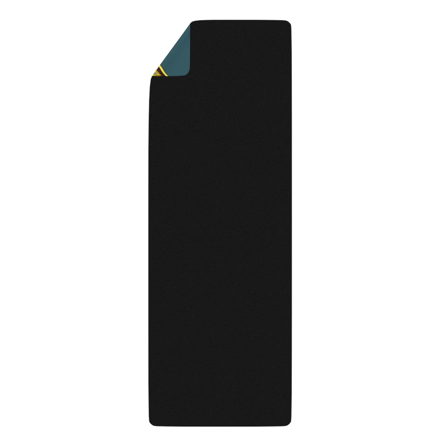 "Black Eyed Susan" Mandala Rubber Yoga Mat — Non-Slip Floral Meditation Mat