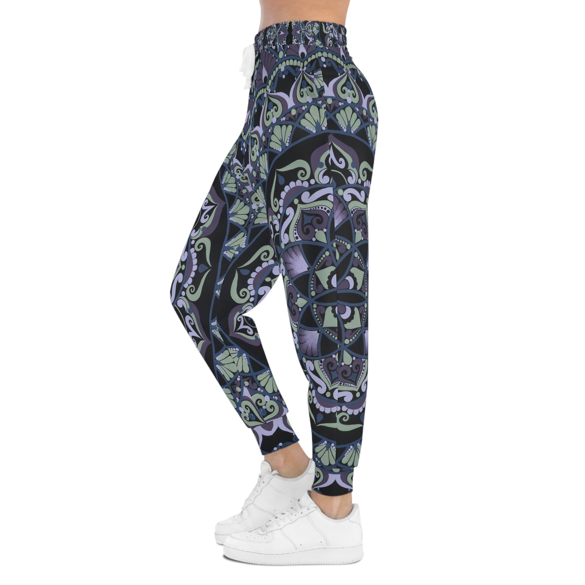 Wisteria Mandala Joggers — All-Over Print