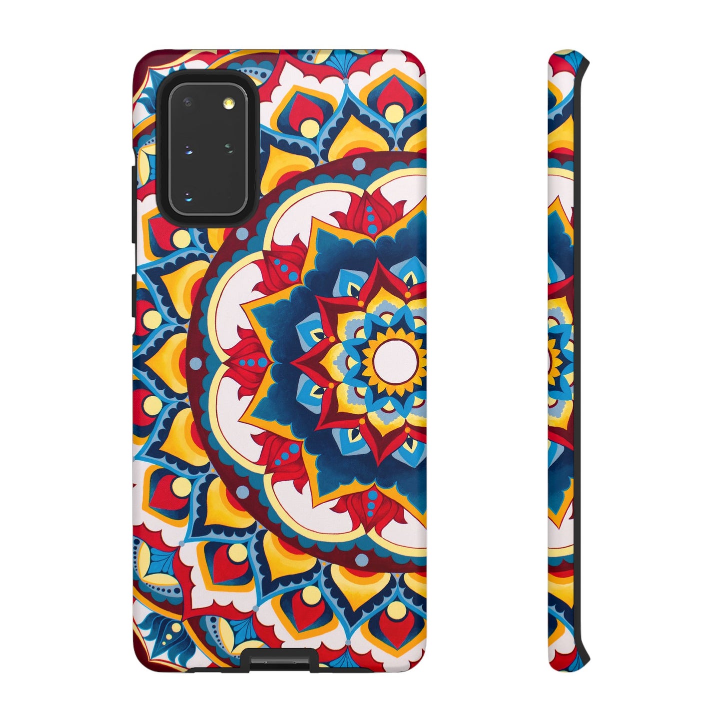 "Azul Morning" Mandala Tough Phone Case — Colorful Boho Protective Cover