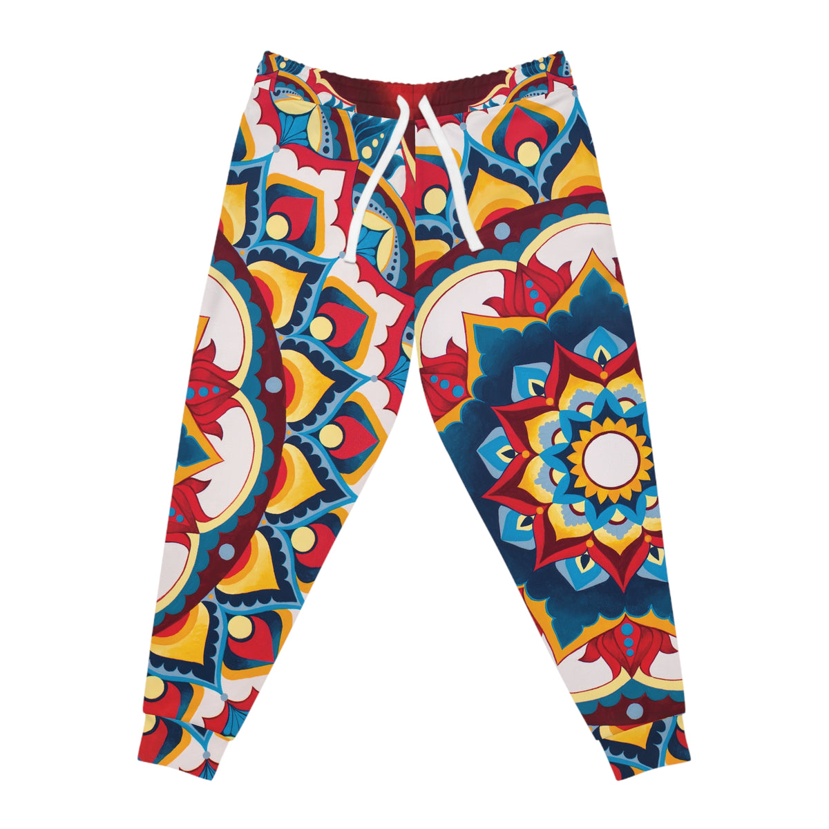 Azul Morning  Mandala Joggers — Geometric All-Over Print