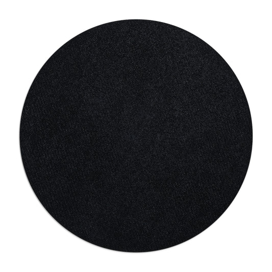 Black-eyed Susan Mandala Mouse Pad — Round Floral Desk Mat for Home Office, Boho Zen Desk Accessory