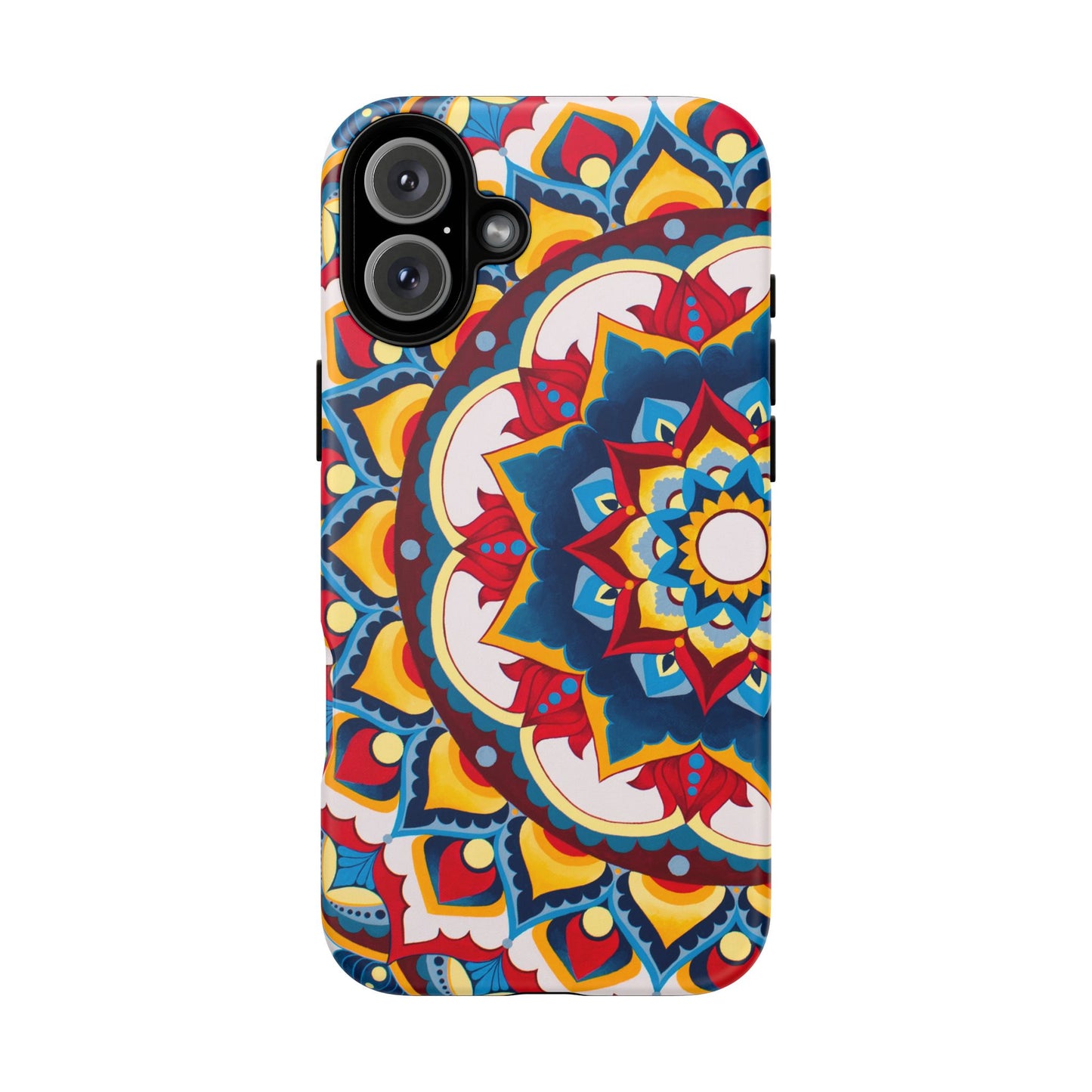 "Azul Morning" Mandala Tough Phone Case — Colorful Boho Protective Cover