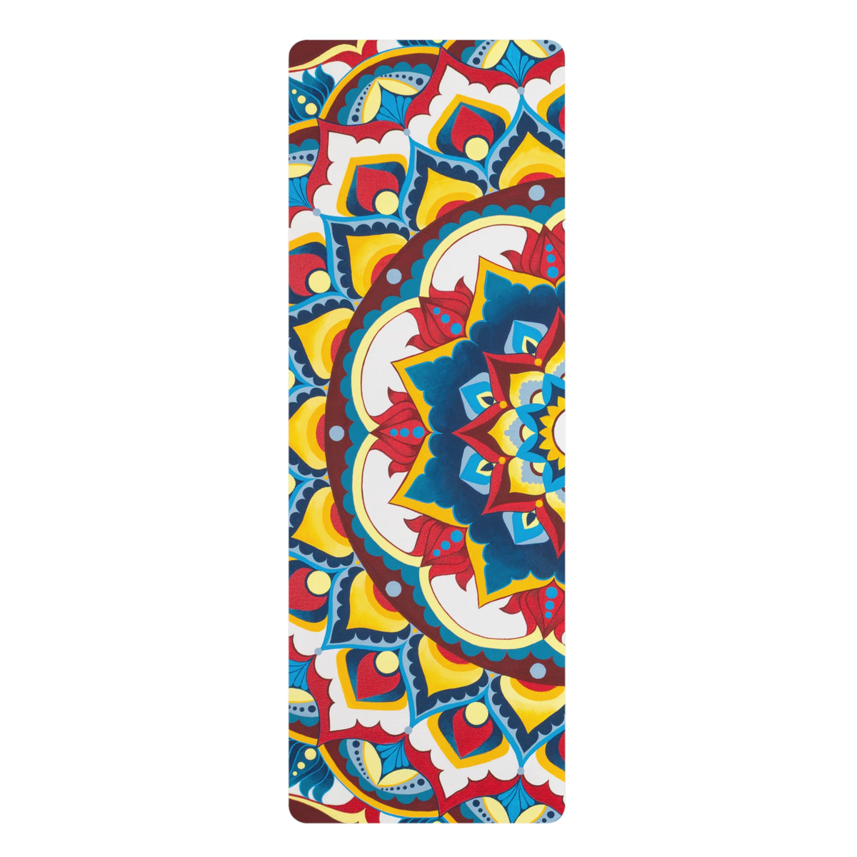 "Azul Morning" Rubber Yoga Mat — Colorful Non-Slip Fitness Mat