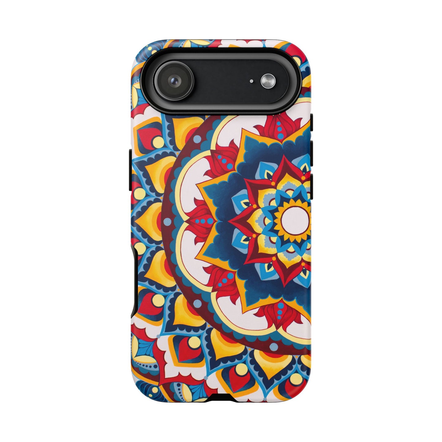 "Azul Morning" Mandala Tough Phone Case — Colorful Boho Protective Cover