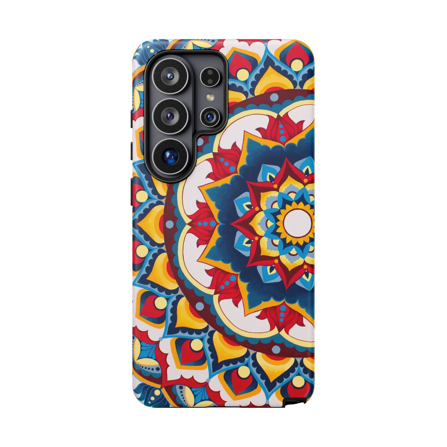 "Azul Morning" Mandala Tough Phone Case — Colorful Boho Protective Cover