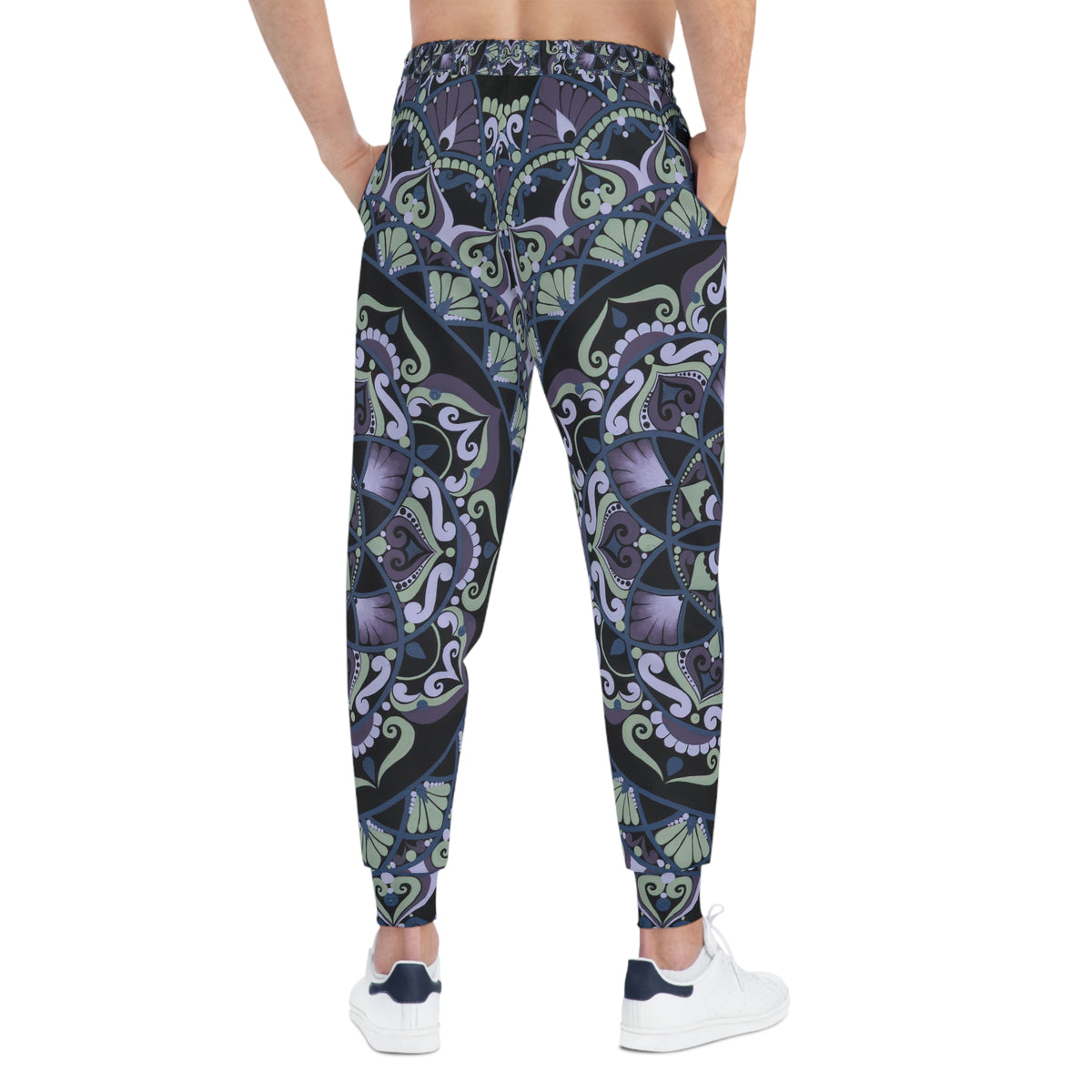 Wisteria Mandala Joggers — All-Over Print