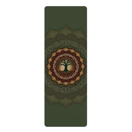 Tree of Life Mandala Rubber Yoga Mat — Non-Slip Eco Fitness Mat