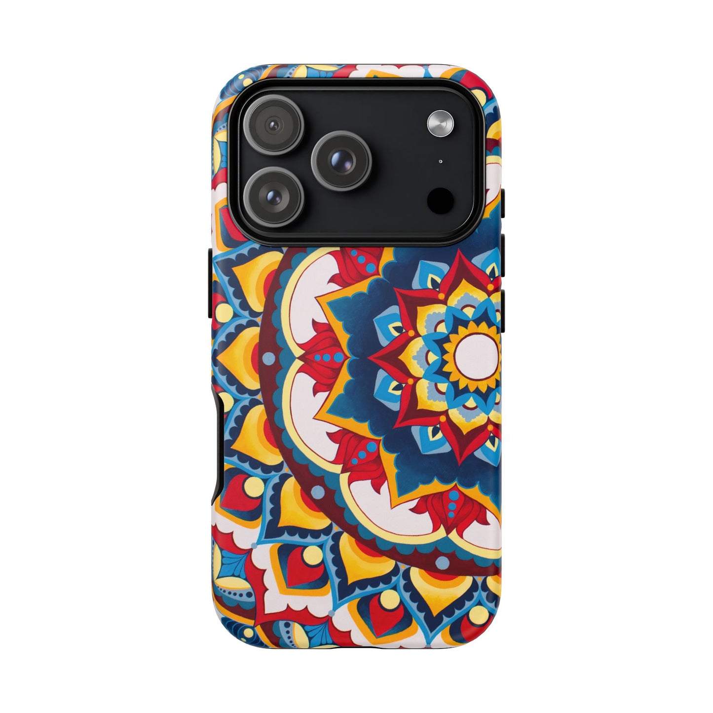 "Azul Morning" Mandala Tough Phone Case — Colorful Boho Protective Cover