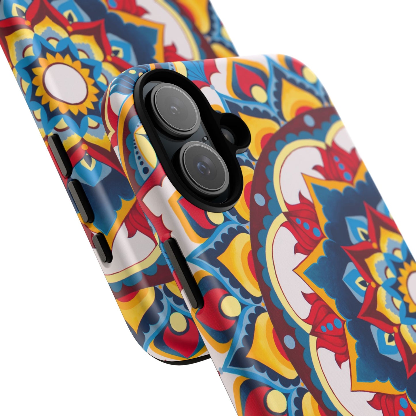 "Azul Morning" Mandala Tough Phone Case — Colorful Boho Protective Cover