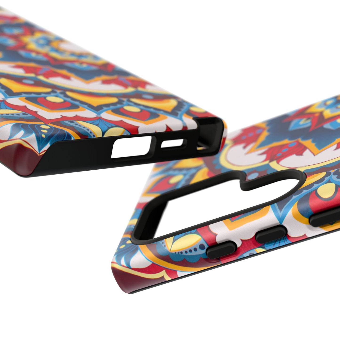 "Azul Morning" Mandala Tough Phone Case — Colorful Boho Protective Cover