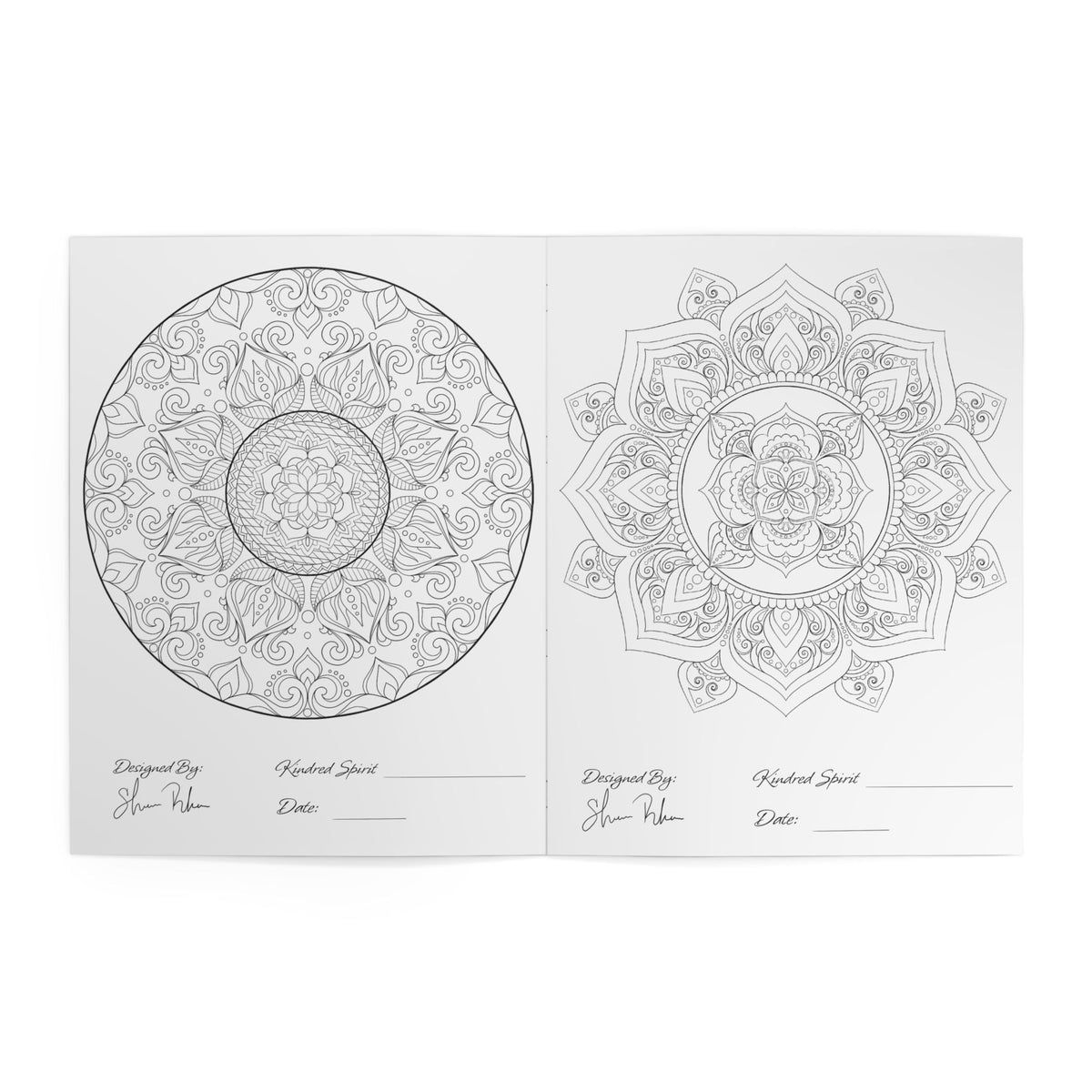Meditative Mandala Coloring Book — Mindful Art by AK Zendala | Stress Relief Creative Gift