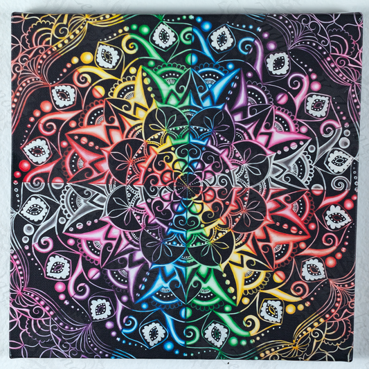 Colorful Mandala Print