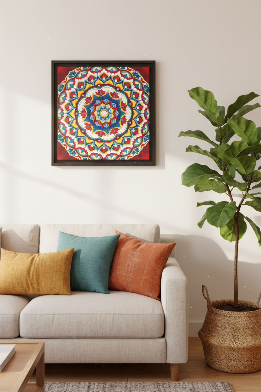 Azul Morning Wall Art Lifestyle