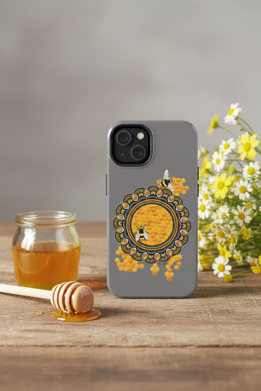 Bee Honeycomb Phone Case Lifestyle