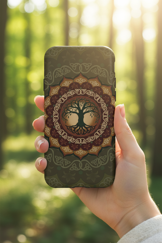 Celtic Tree of Life Phone Case Lifestyle Bright