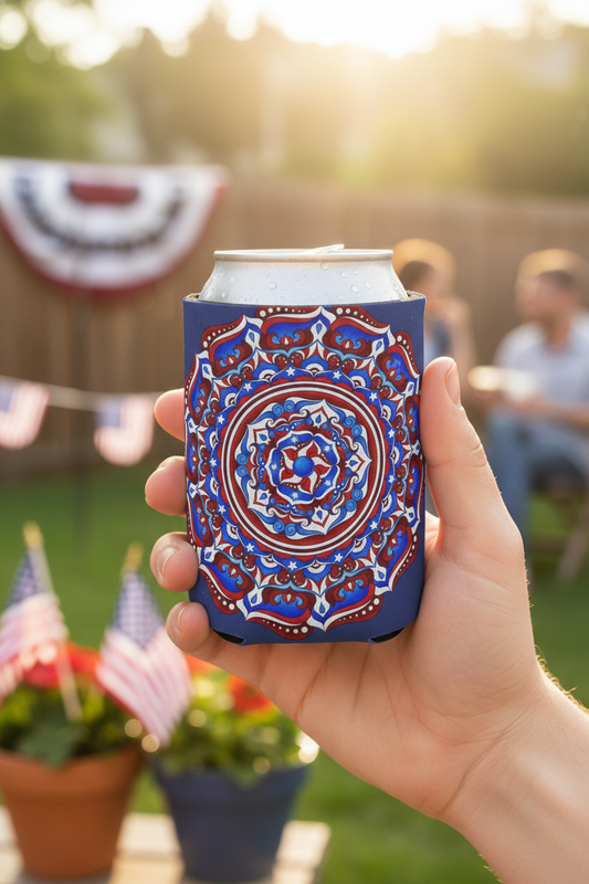 Patriotic Can Cooler Lifestyle